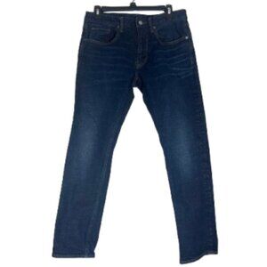 Bonobos Dark Blue Straight Jeans Organic Cotton Men's 31x30